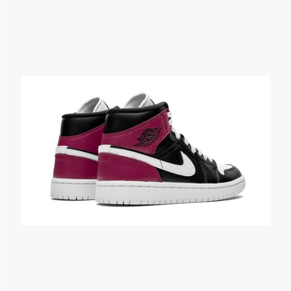 Women’s Nike Air Jordan 1 Mid Noble Red - Picture 2 of 8